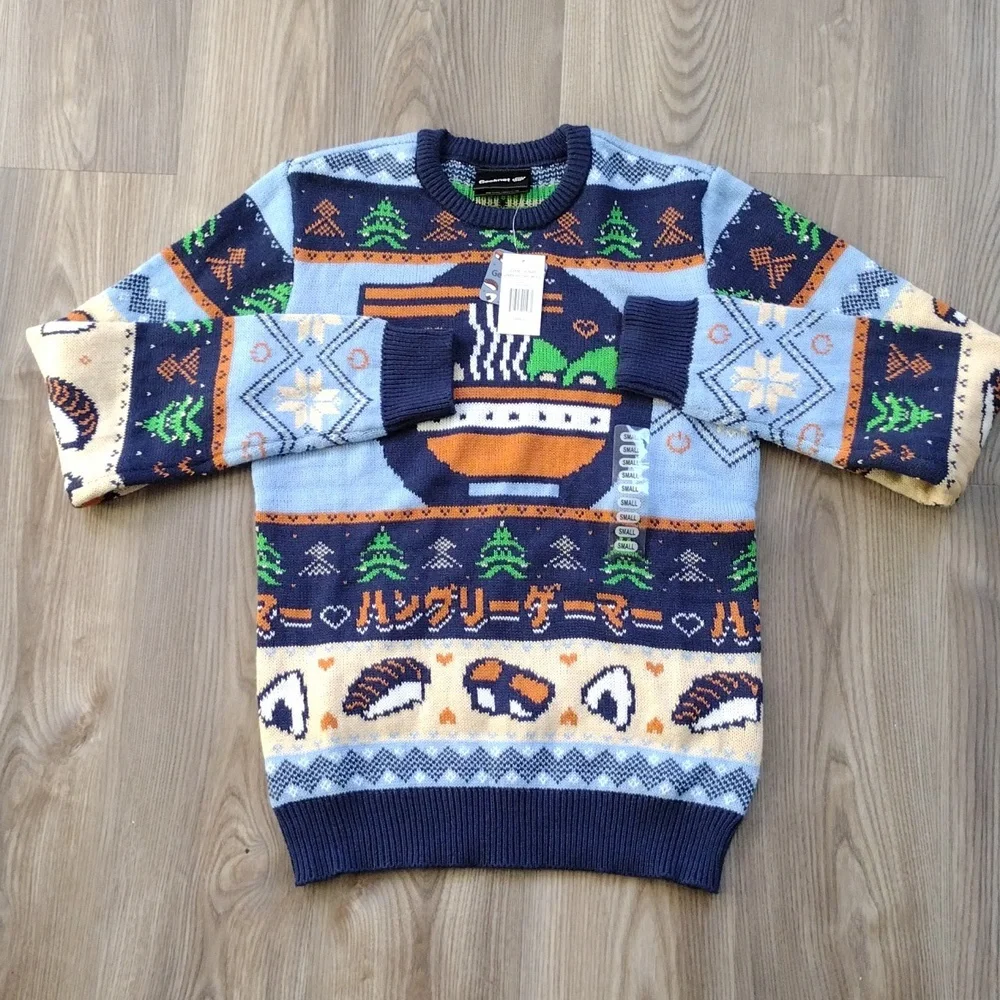 Hungry Gamer Holiday Christmas Sweater Geeknet Size Small NWT - Picture 3 of 10